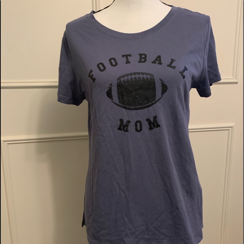 NWT C&C California Football Mom T Shirt-Med